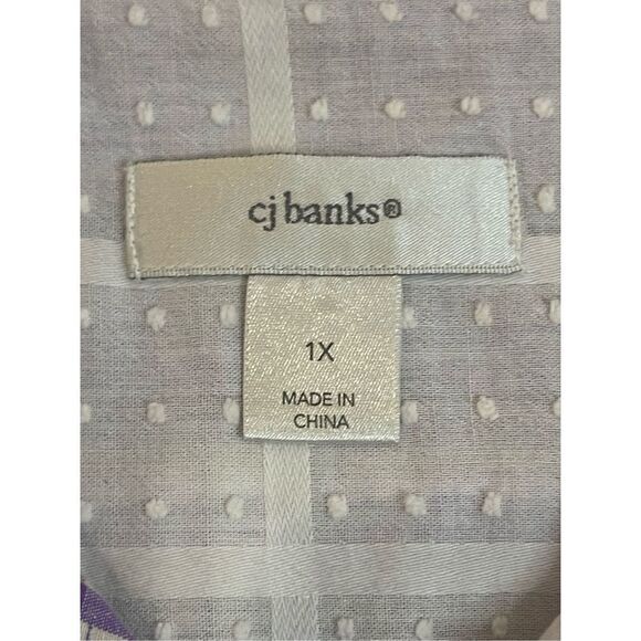 CJ Banks women’s size 1X bundle lot winter vest and button up - Picture 15 of 16